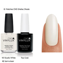 Load image into Gallery viewer, Studi White nail polish CND Long Wear
