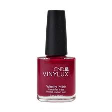 Tinted Love CND Vinylux nail polish dark pink nail polish
