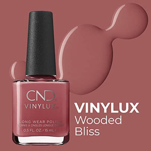 Wooded Bliss CND Vinylux nail polish red-brown nail polish