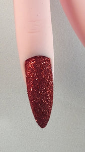 Micro Nail Glitter - Brilliant Red